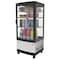 Koolmore Countertop Refrigerator Display Case Commercial Beverage Cooler with LED lighting CDCU-3C-SS - alternate 1